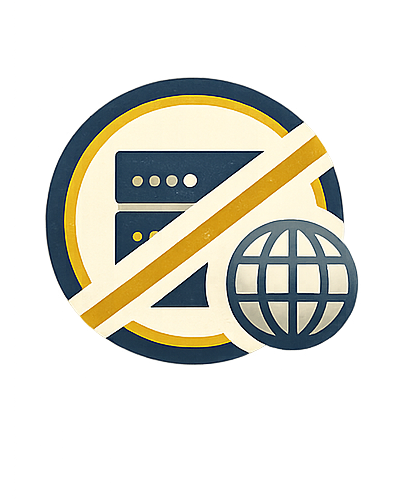 No internet egress icon